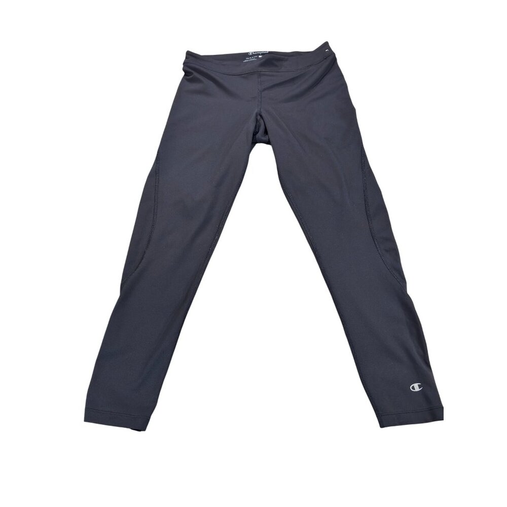 Champion Womens Double Dry Performance Leggings Black Size M